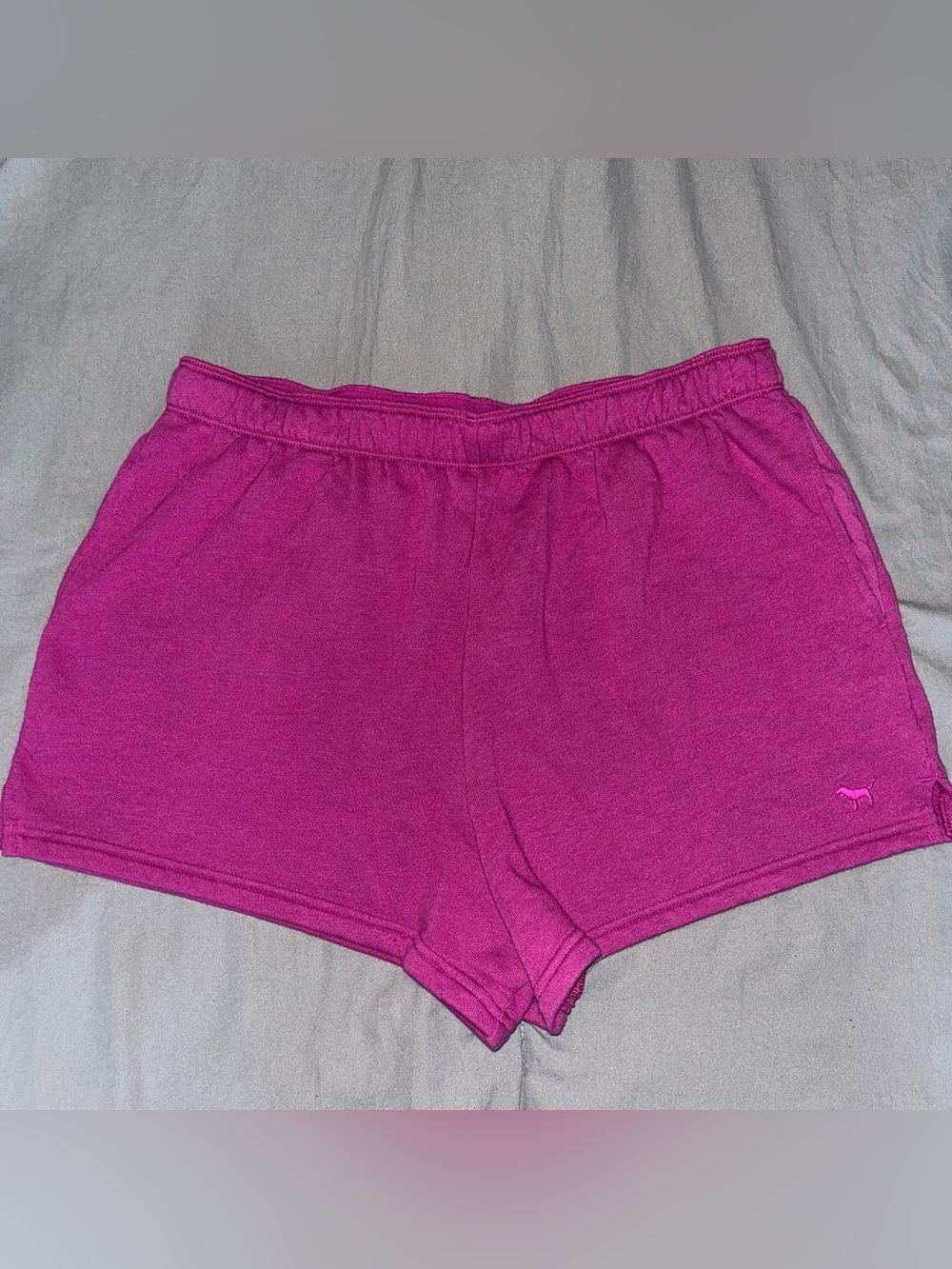 PINK Victoria's Secret Deep Magenta Lounge Shorts